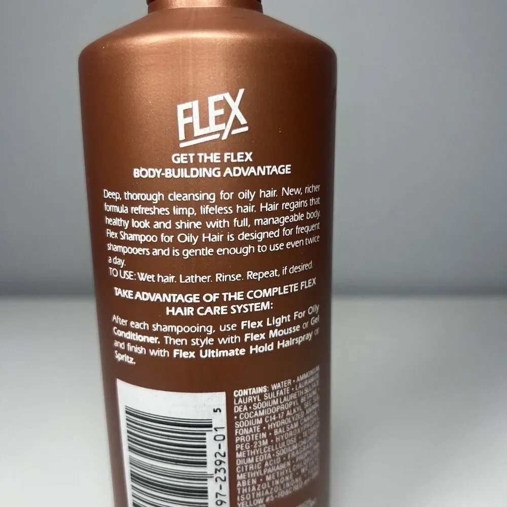 Revlon Oily Hair Flex Balsam & Protein pH Correct Shampoo 15 FL Oz Rare HTF VTG